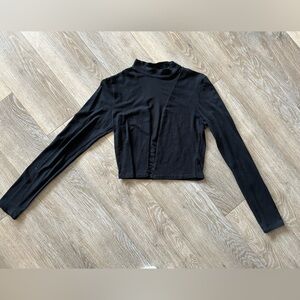 Black Long Sleeve Top